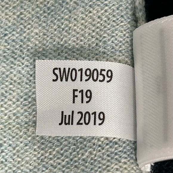 Smartwool Shadow Pine Pocket Sweater Size Merino Wool Blend Mint Green Small - Picture 7 of 7